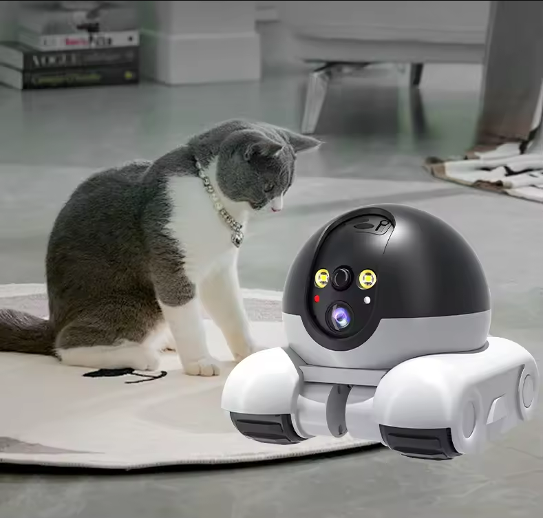 Home Security Robot - Kamera Robot Lensa Ganda Nirkabel 1080P
