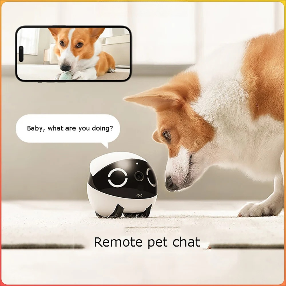 Home Security Robots - Robot Pendamping Mini Desain Tumbler untuk