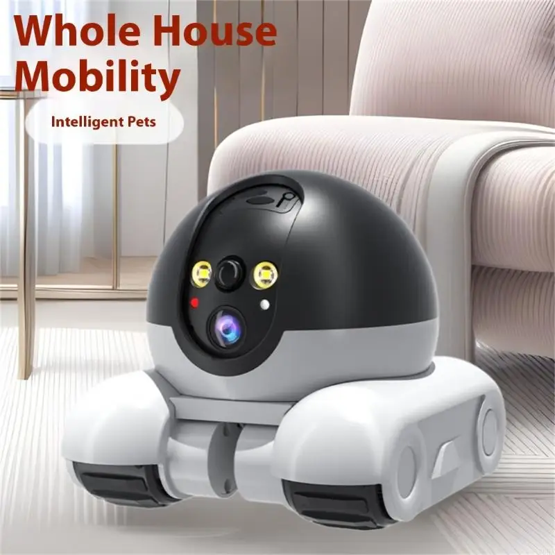 Home Security Robots - 360 derajat kamera hewan peliharaan berputar