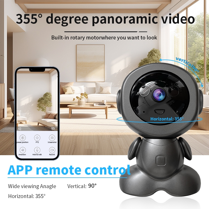 Kamera Robot Pengawas Wifi 8MP - Home Security Robots ulasan dan harga