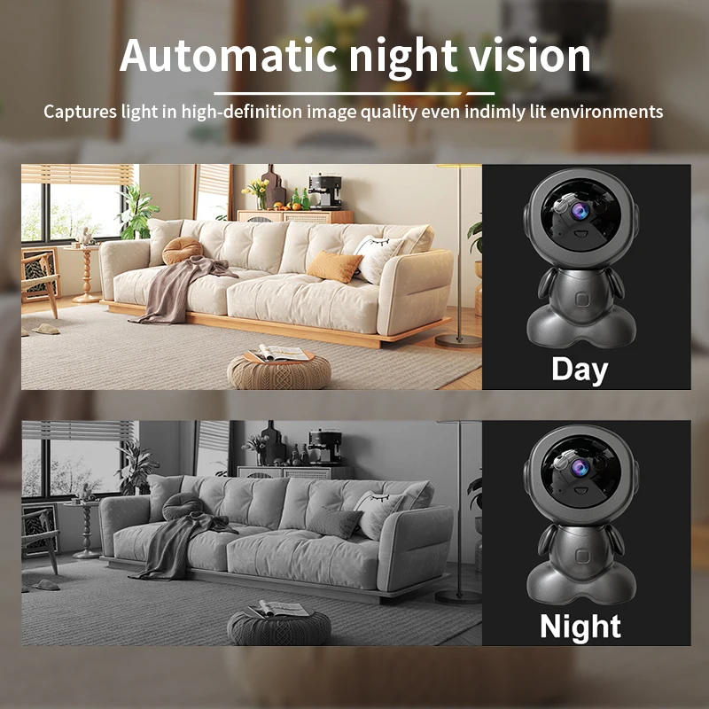 Kamera Robot Pengawas Wifi 8MP - Home Security Robots ulasan dan harga