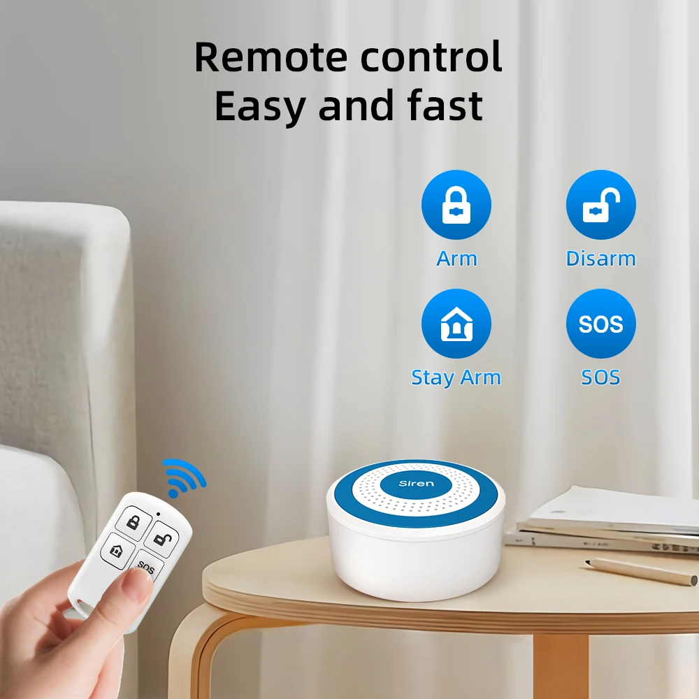 MULO sirene Alarm Mini nirkabe - Sim Gsm Alarm ulasan dan harga