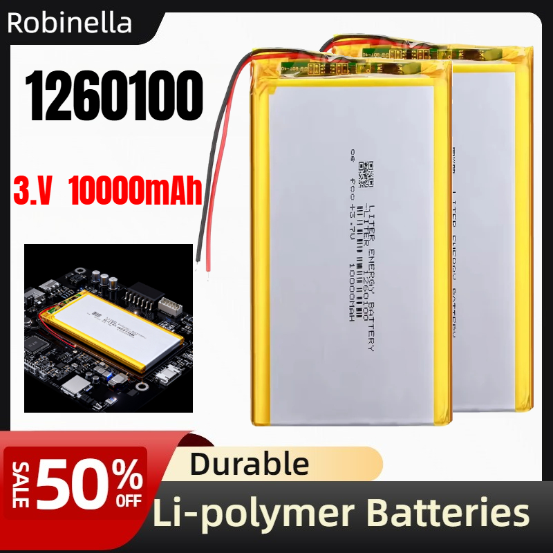 Baterai Li-Polymer 260100 3.7V - Home Security Robots ulasan dan harga