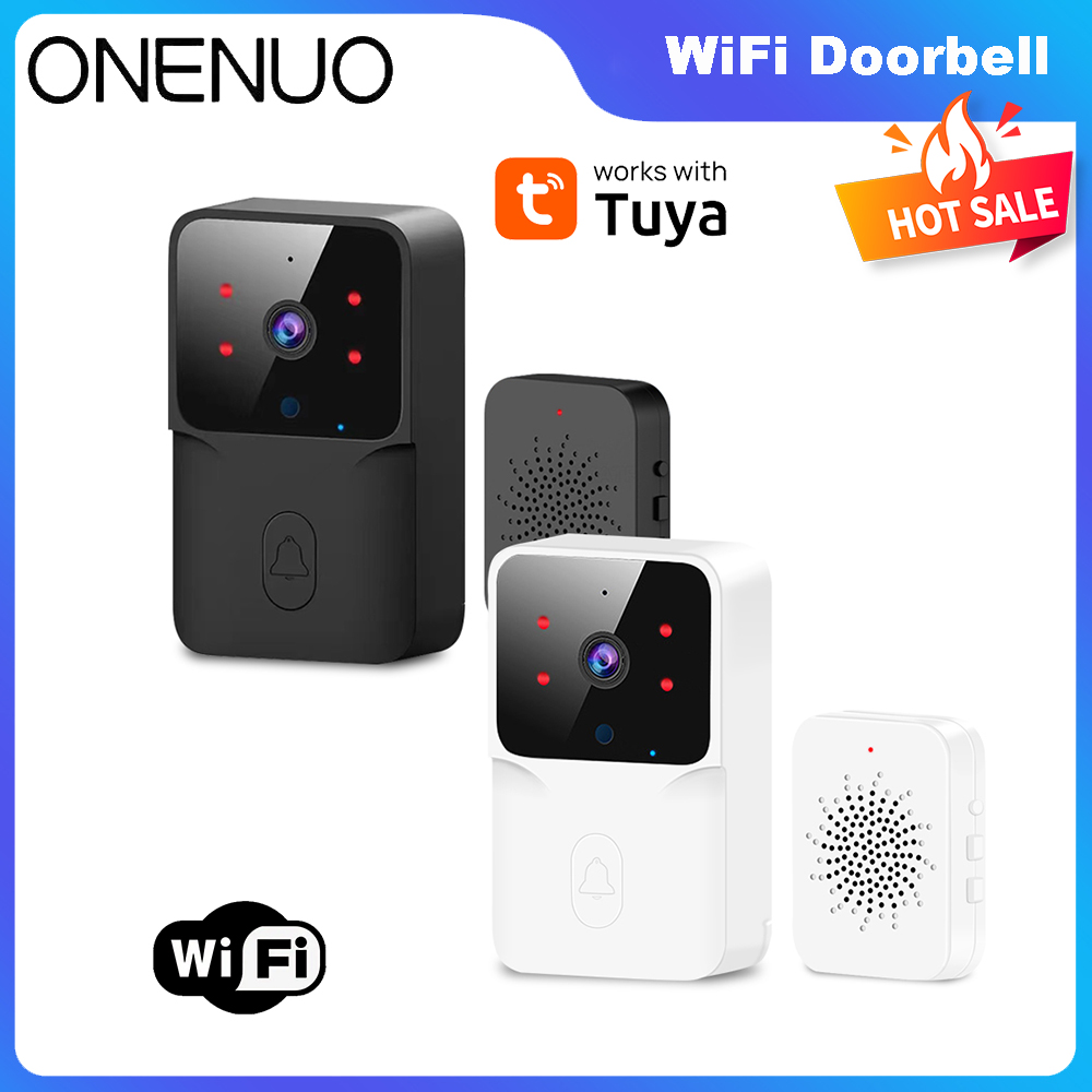 Tuya WiFi Video Bel Pintu Nirk - Home Security Front Door Camera ulasan dan harga