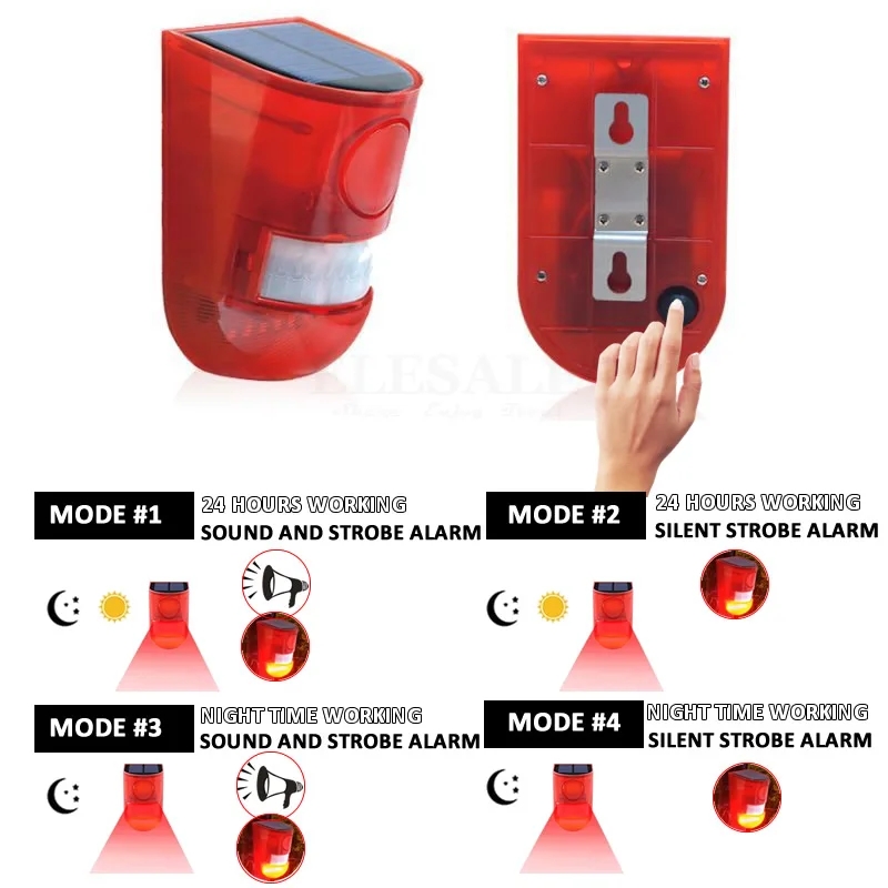 Lampu Alarm Tenaga Surya Tahan - Sim Gsm Alarm ulasan dan harga