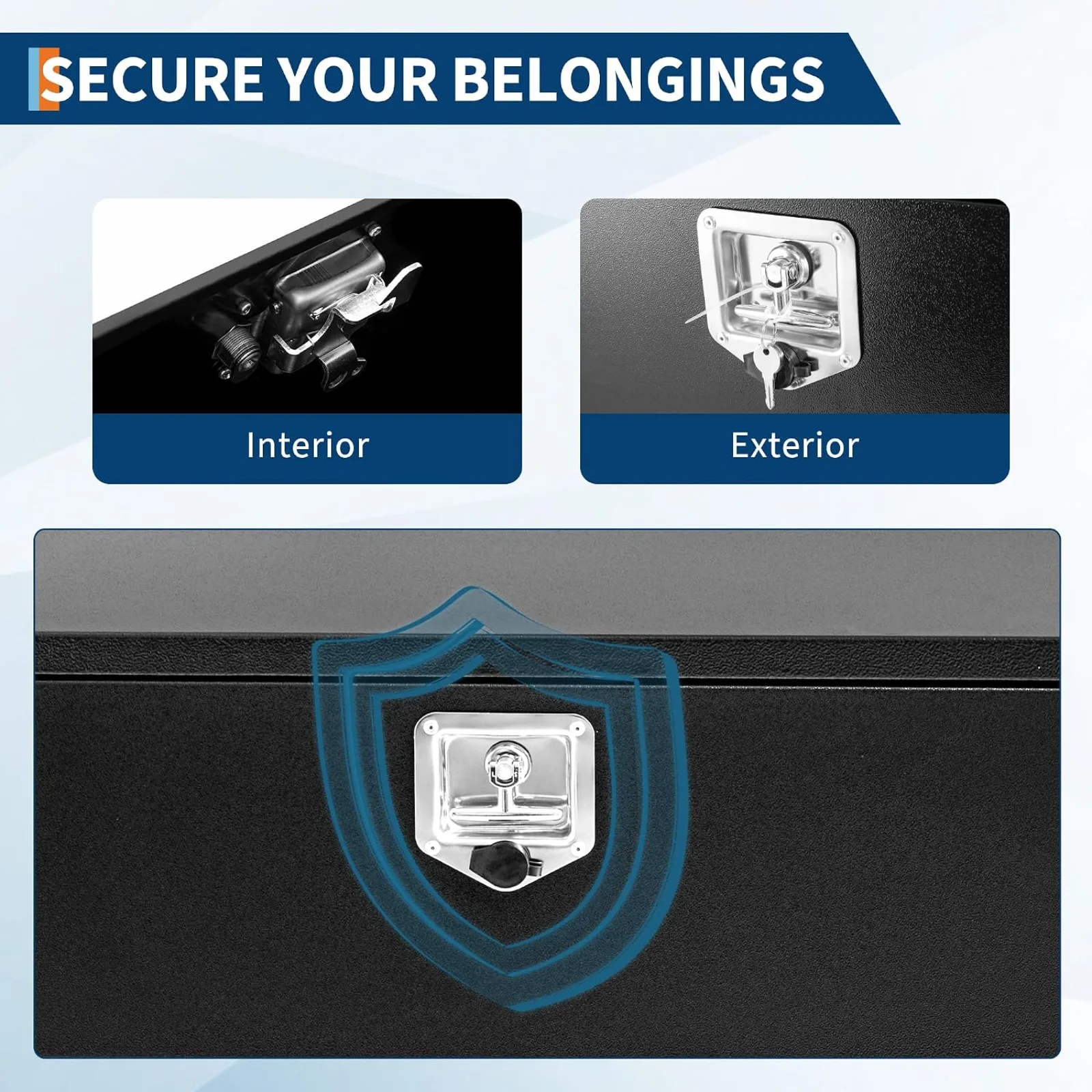 Kotak Peralatan Truk Baja Hita - Home Security Box ulasan dan harga