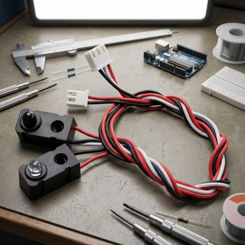 4 Pasang Kit Sensor Sinar Infr - Home Security Robots ulasan dan harga
