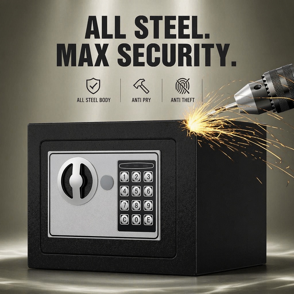 Kotak Brankas Digital Elektron - Home Security Items ulasan dan harga