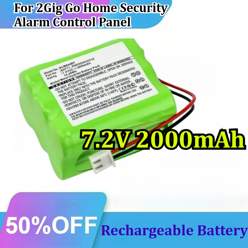 7.2V 2000mAh Ni-MH untuk Pengg - Home Security Battery Replacement ulasan dan harga