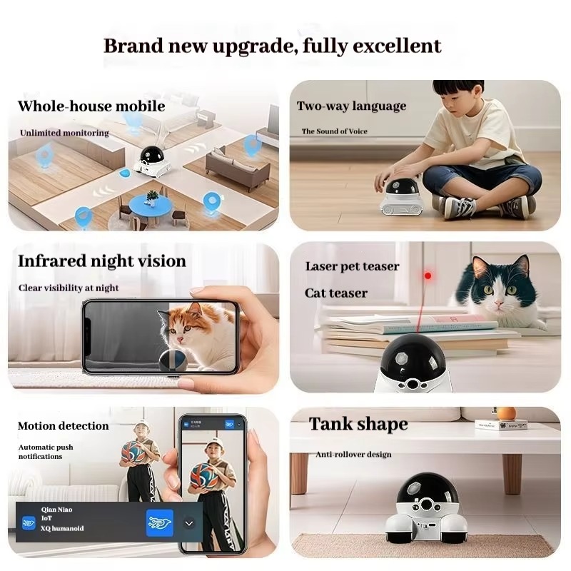Robot Hewan Peliharaan Pintar  - Home Security Robots ulasan dan harga
