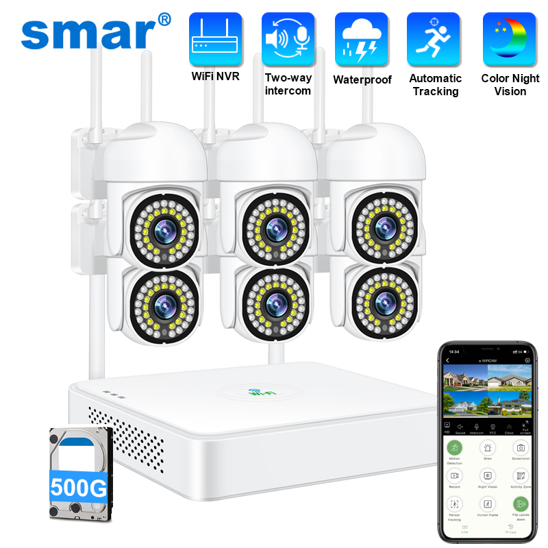 Sistem Kamera Keamanan CCTV Ni - Sim Gsm Alarm ulasan dan harga